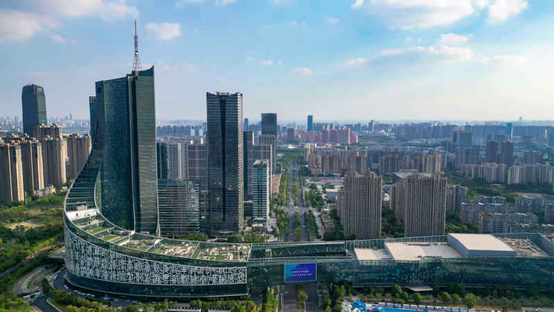 安徽合肥城市风光航拍图 16