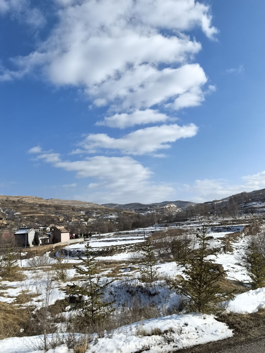 大西北农村雪景， 6