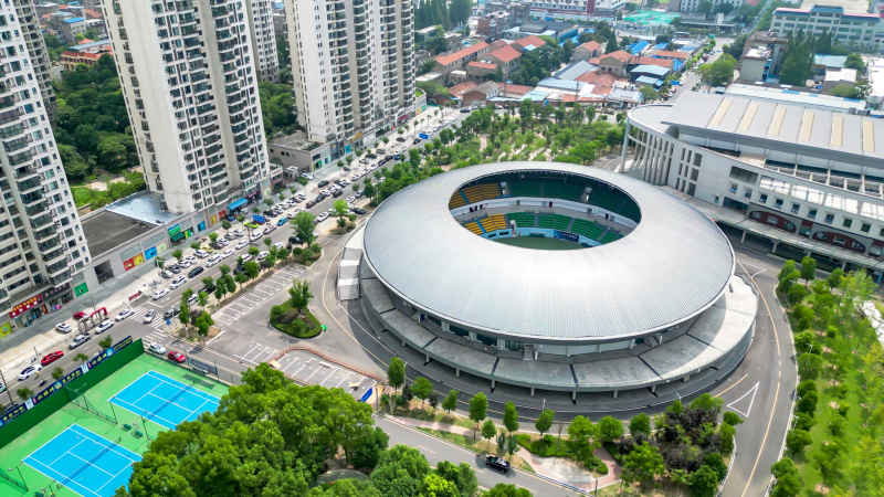 湖北襄阳城市风光旅游景区航拍摄影图 