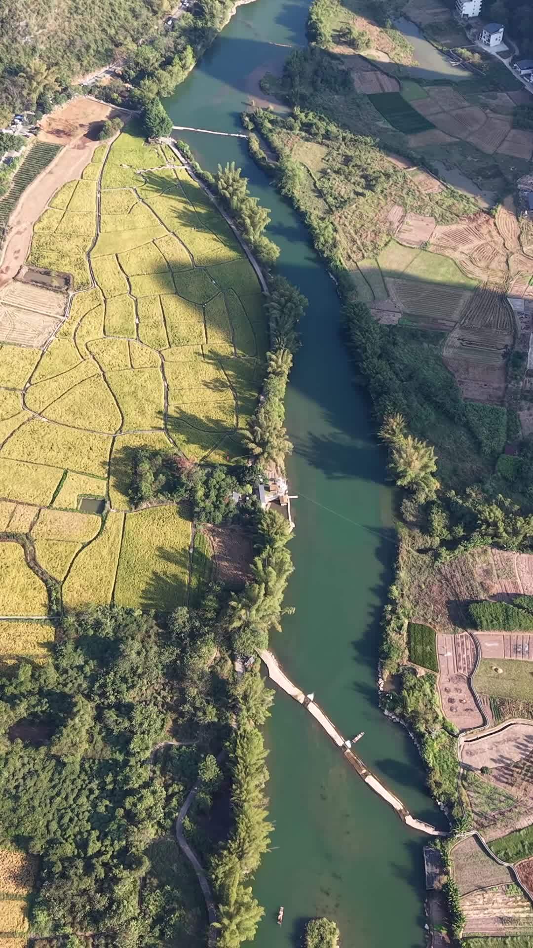 田园风光航拍