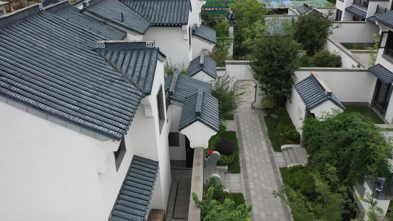 中式建筑航拍 7