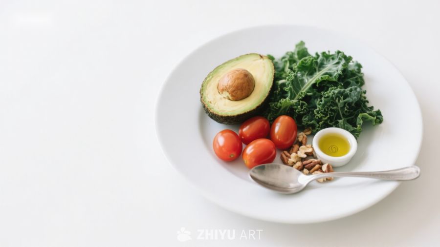 健康食材摆盘