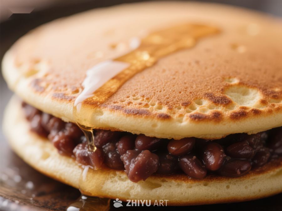 红豆夹心煎饼淋蜂蜜 184