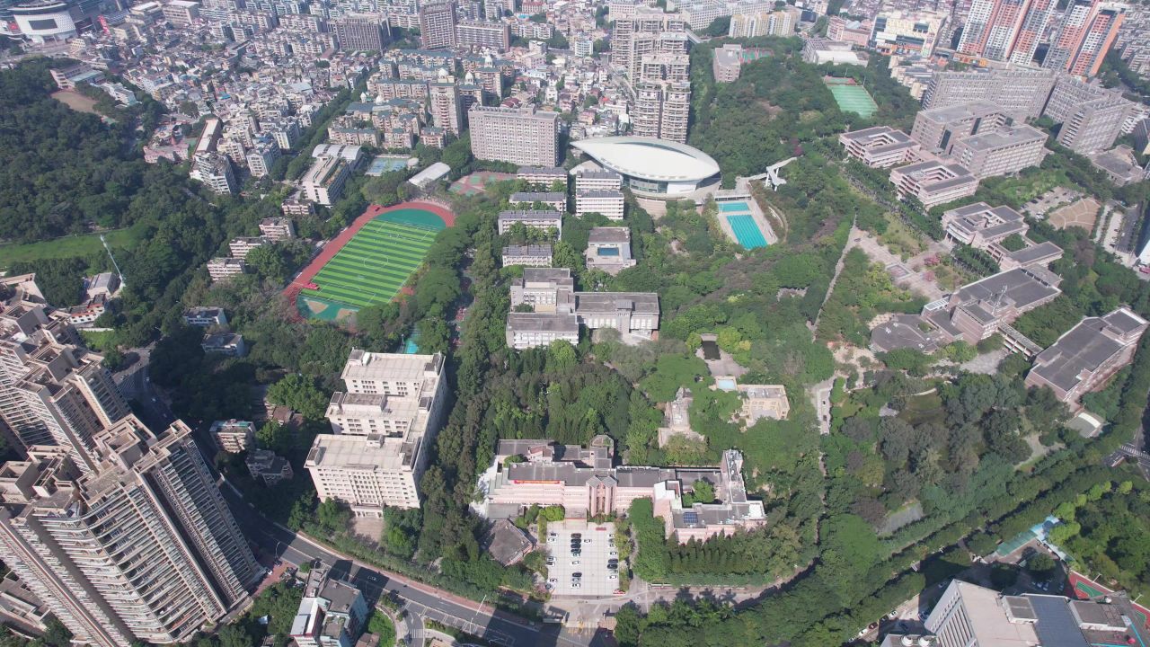 广东中山电子科技大学中山学院航拍