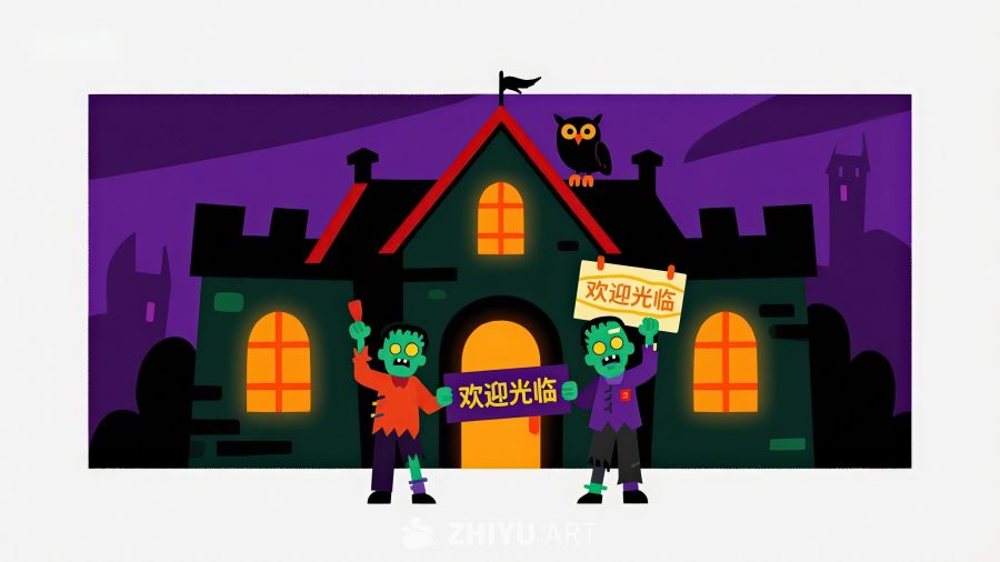万圣节僵尸欢迎光临