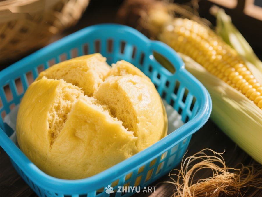 玉米面包与新鲜玉米 1355