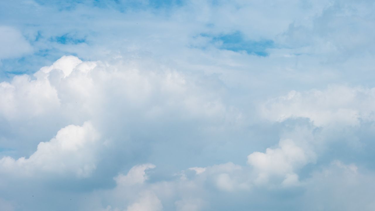 蓝天白云天空天气晴朗延时摄影 6
