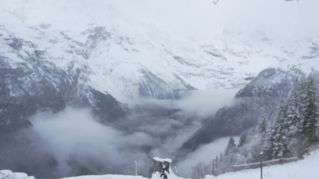 雪山景观赖明瑞士