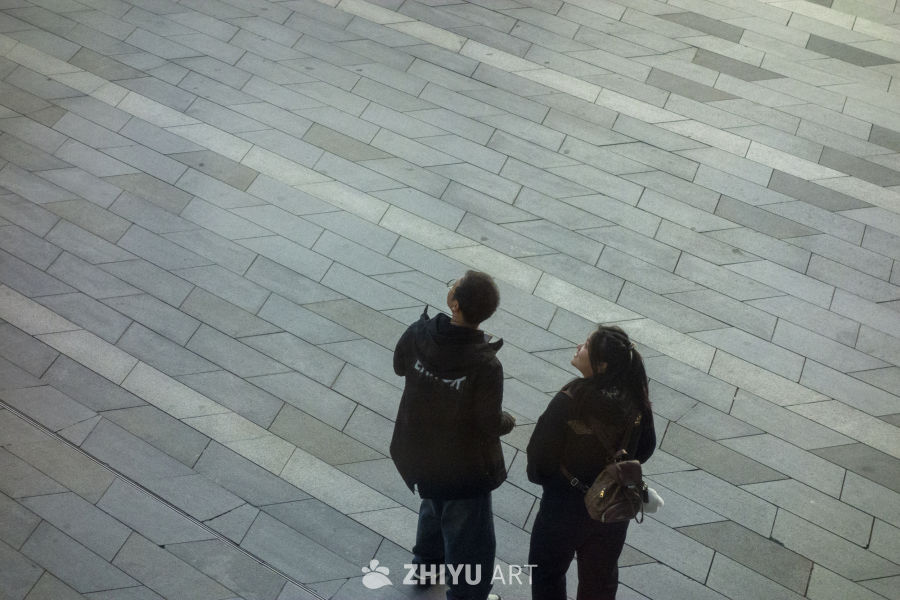 石板路上的仰望时光