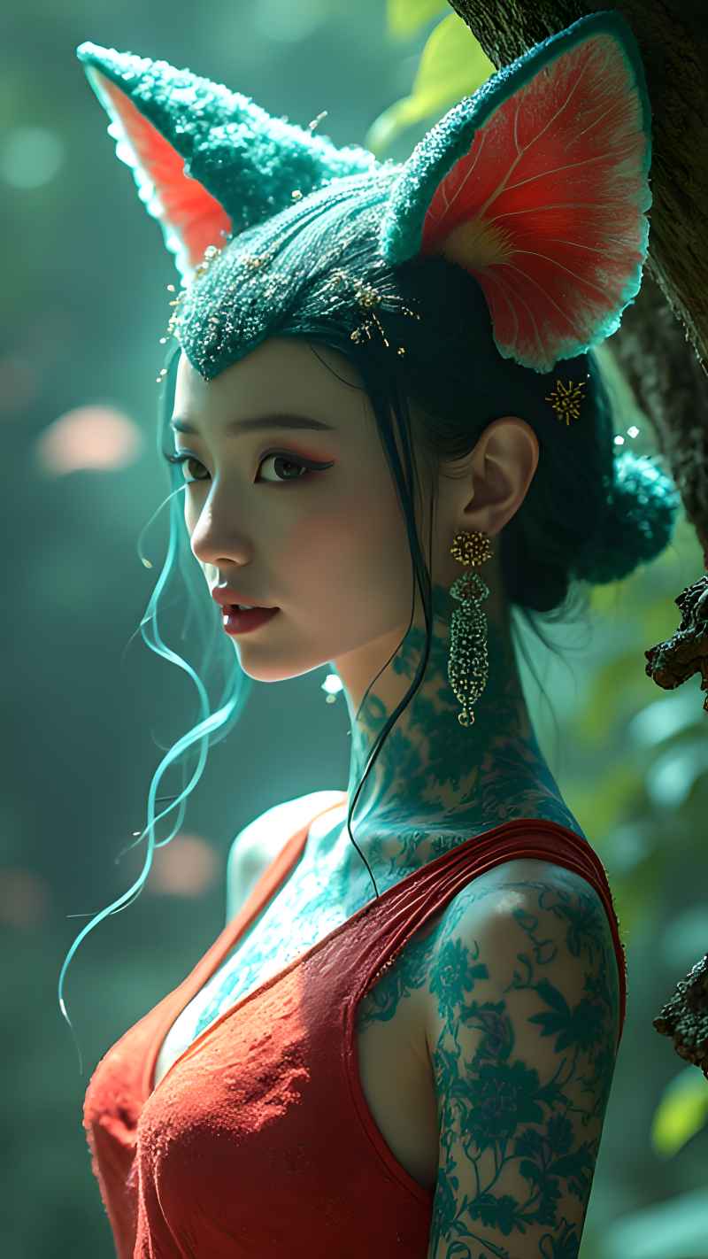 古风狐狸美女半人半妖 27