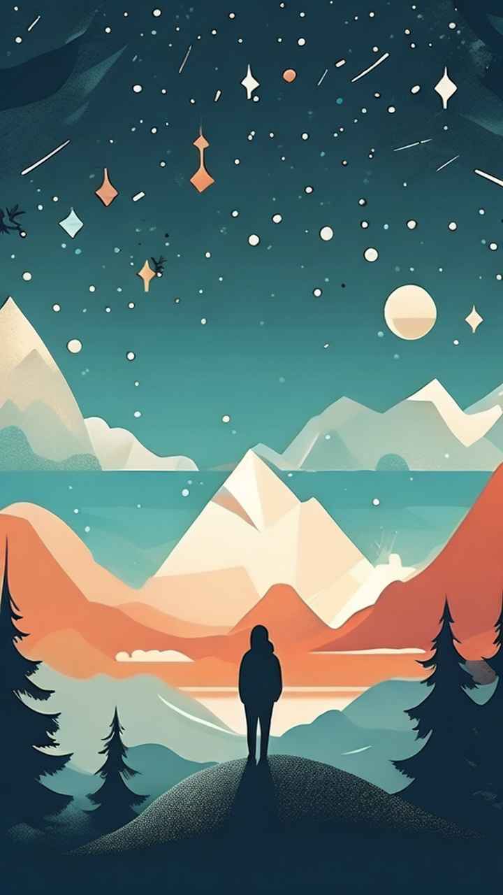 圣诞节插画背景图 39