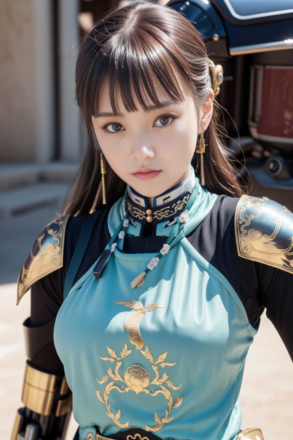 铠甲美女