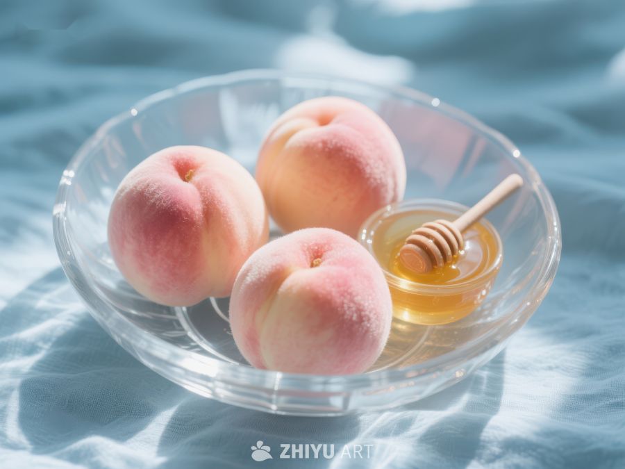 桃子与蜂蜜的清新组合 471