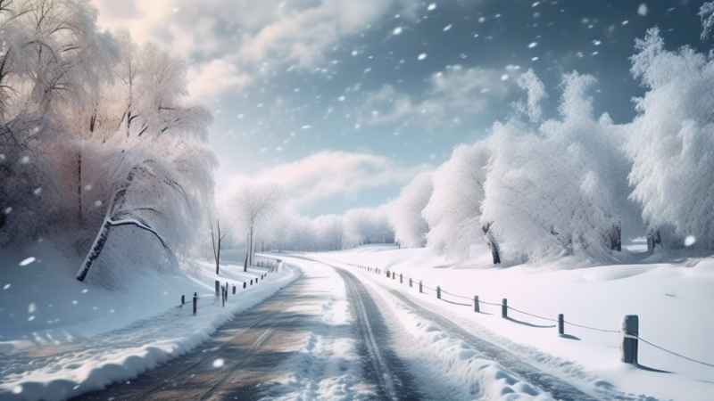 美丽冬季雪景 37
