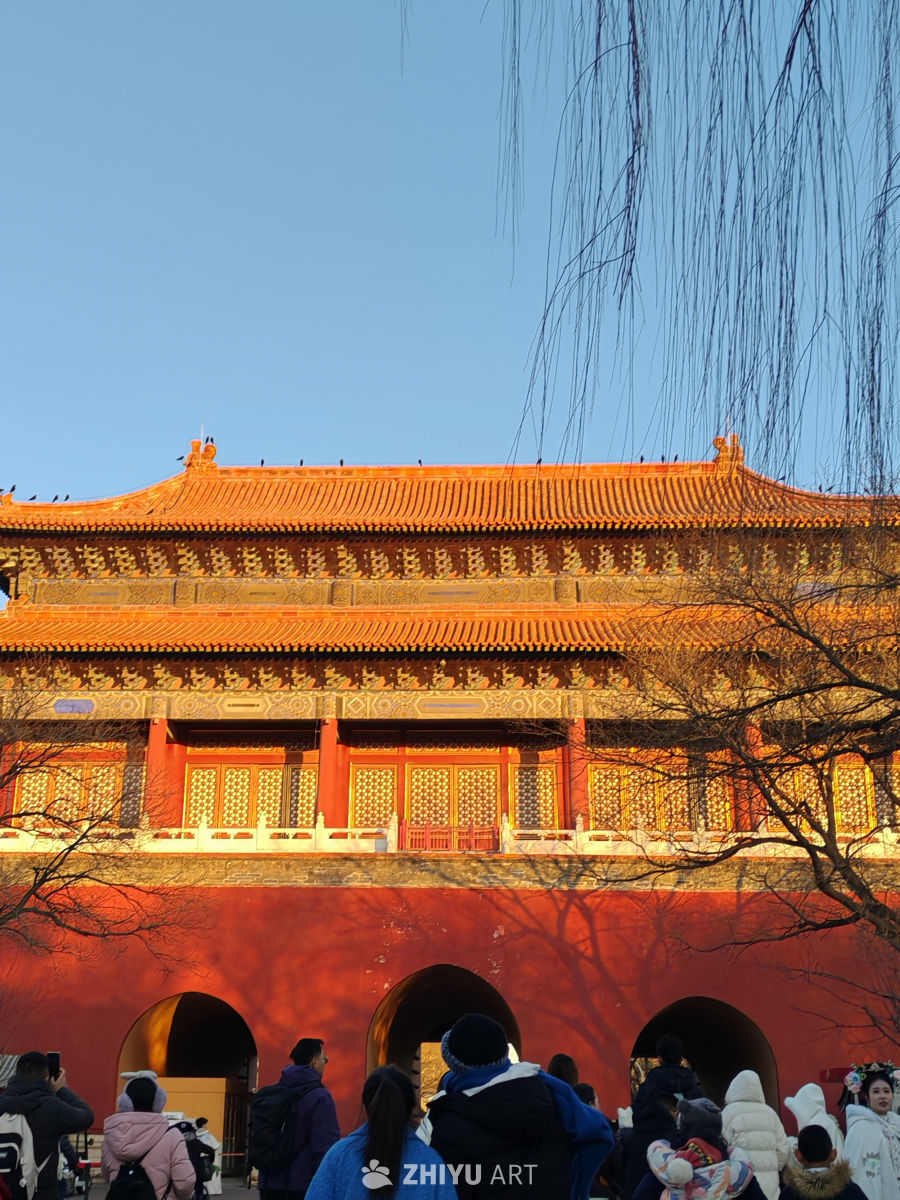 中国红 古建筑  故宫