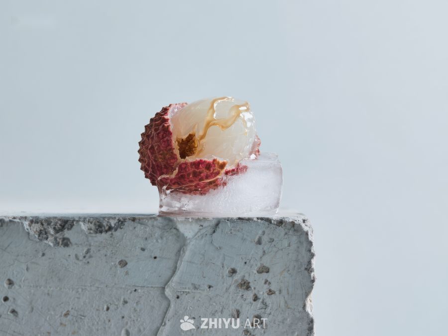 荔枝冰块静物艺术 783