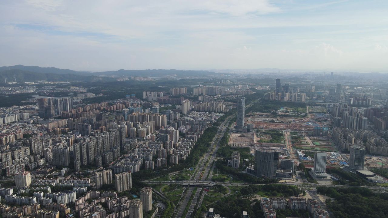 东莞市区远景航拍 22
