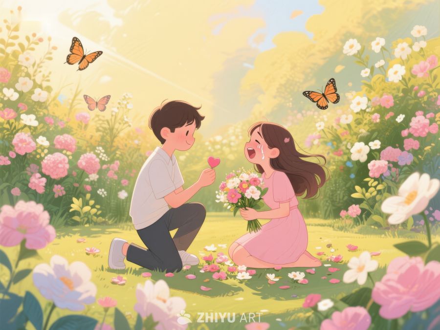 花海中浪漫求婚 324