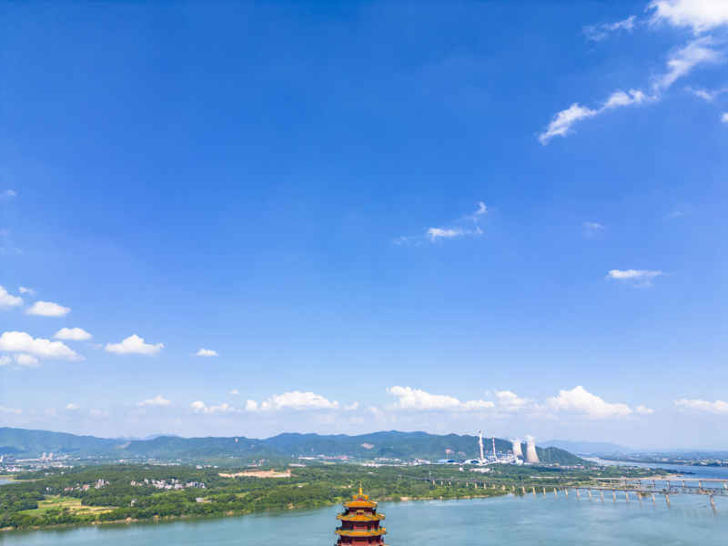 江西吉安神岗山航拍摄影图 