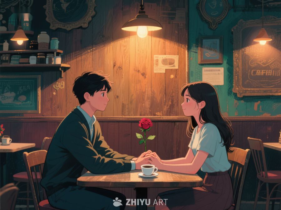 咖啡馆里的浪漫约会 401