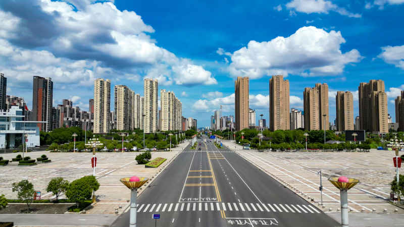 福建福州城市风光航拍摄影图