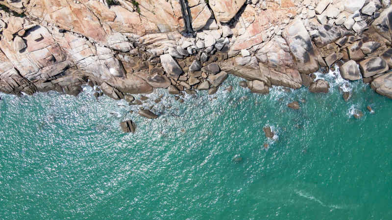 大海海洋沙滩礁