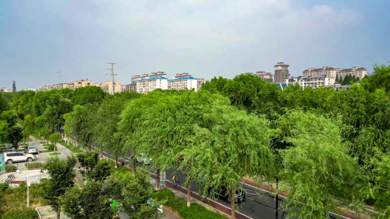 湖北襄阳城市风光旅游景区航拍摄影图 