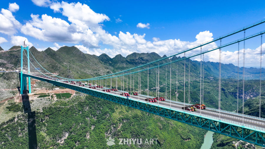 贵州花江峡谷大桥静力荷载试验 5