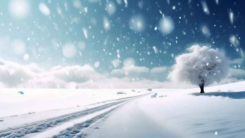 美丽冬季雪景 43