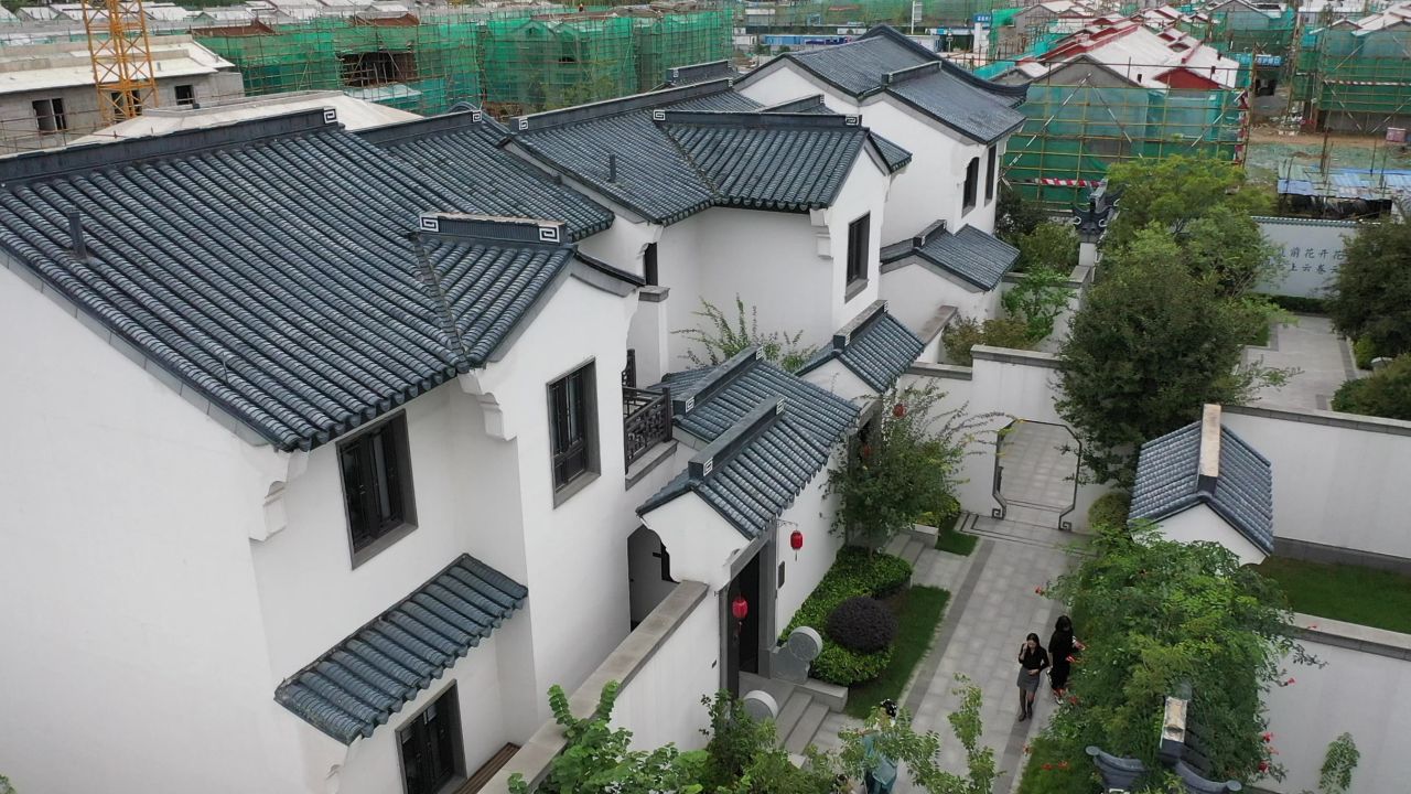 中式建筑航拍 9