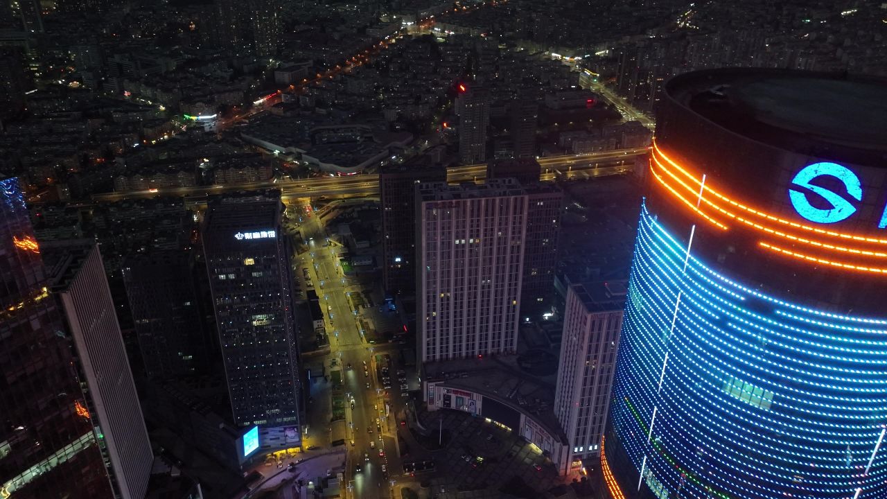 城市夜景建筑随拍
