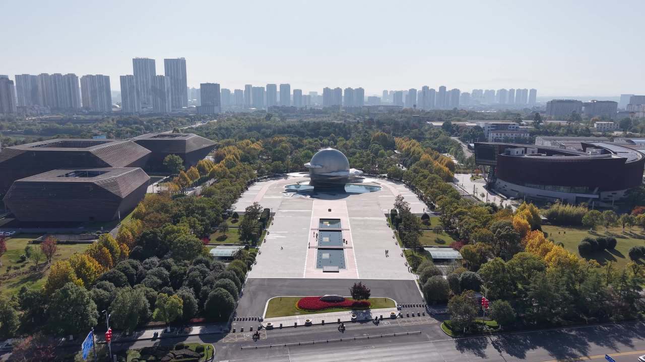 城市绿洲与现代建筑