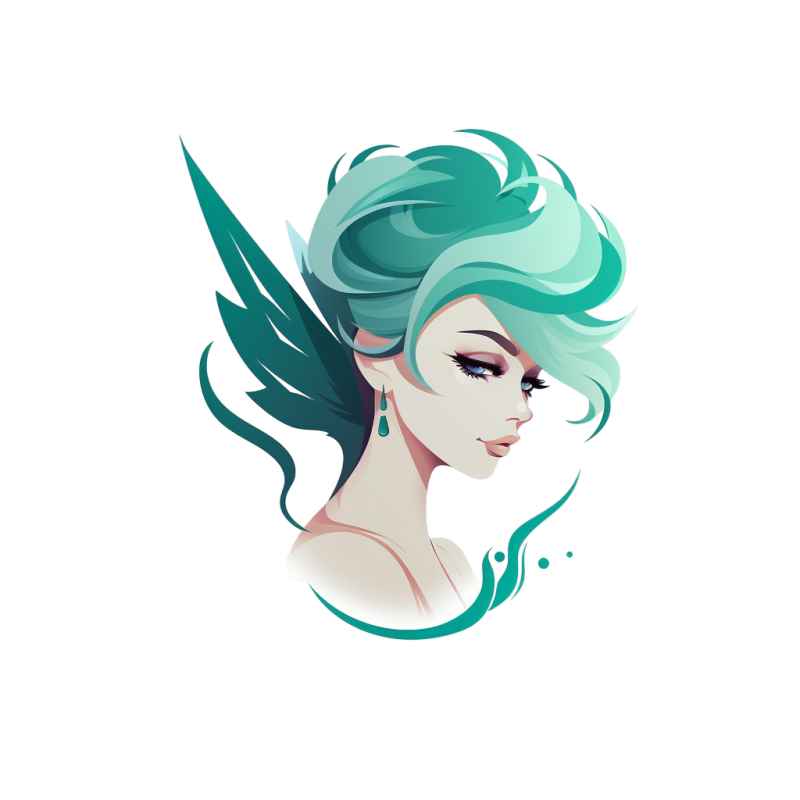女性头像艺术png