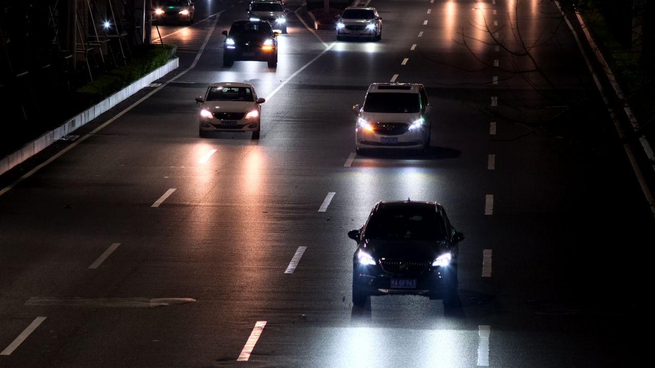 夜晚城市下班车流 7