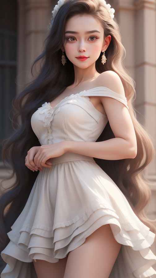 吊带美女