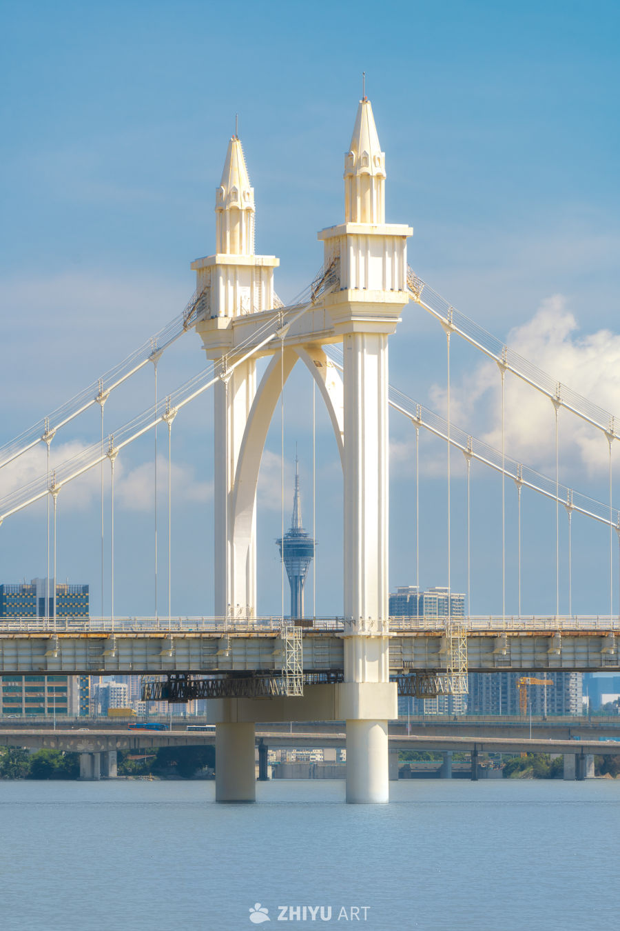 白石桥与澳门塔