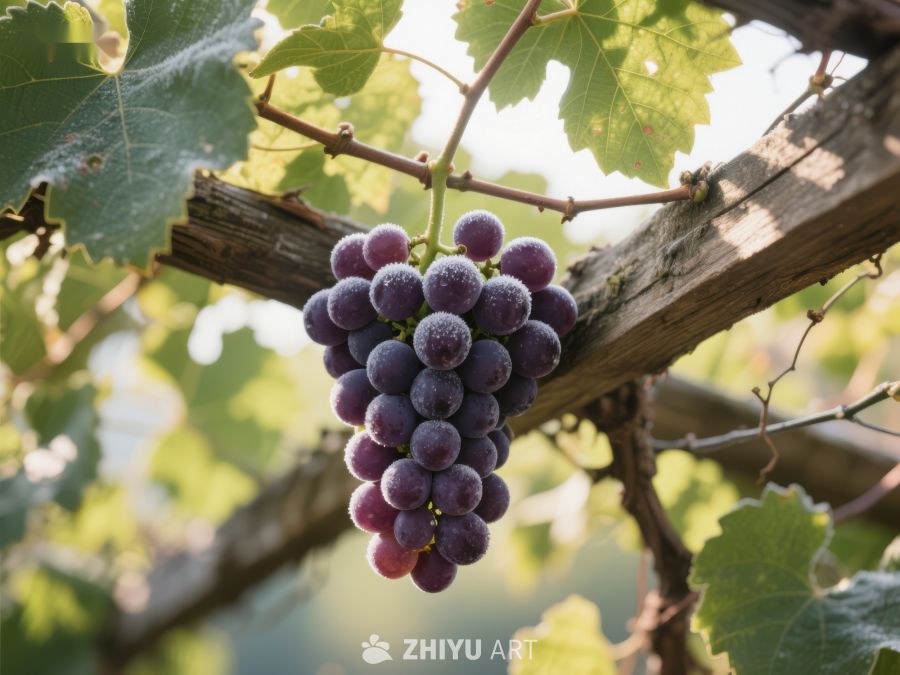 葡萄藤上的紫葡萄 347