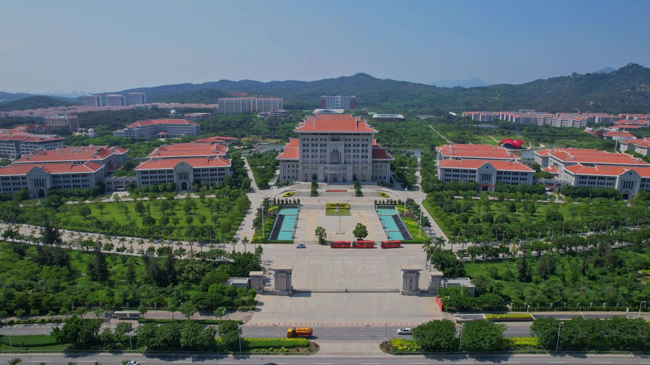航拍厦门大学翔安校区
