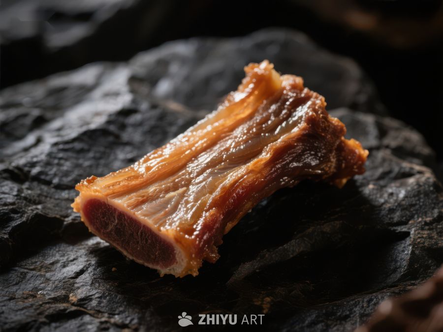 烤制肋骨特写 609