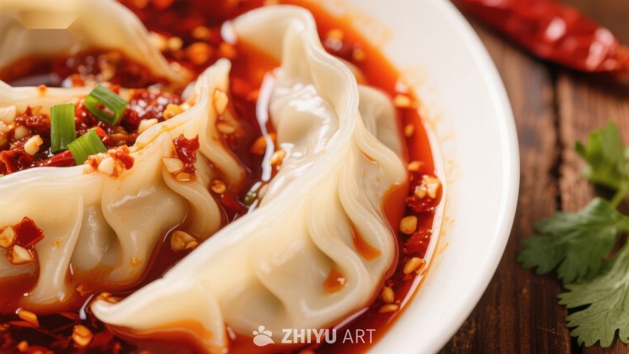 麻辣鲜香的水饺美食