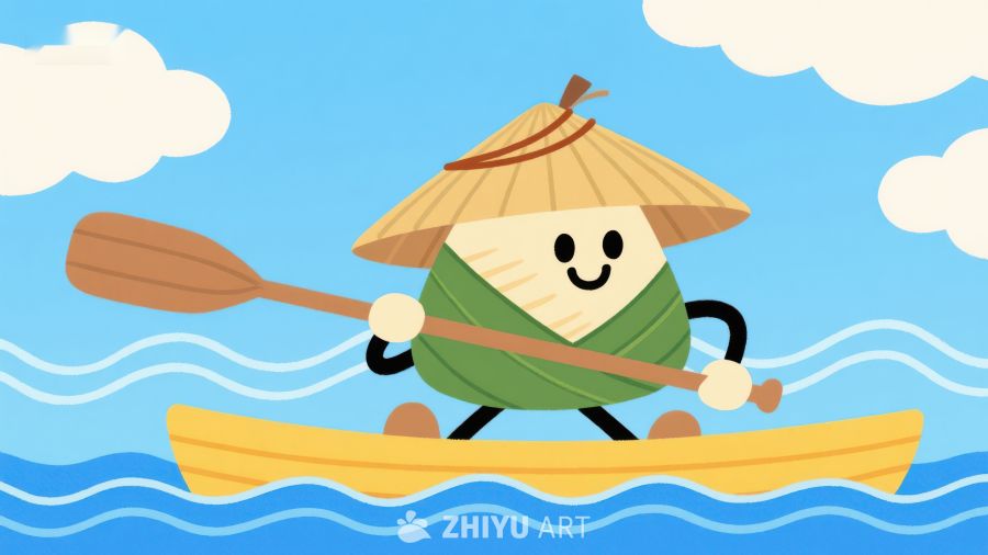 粽子划船海上游 490