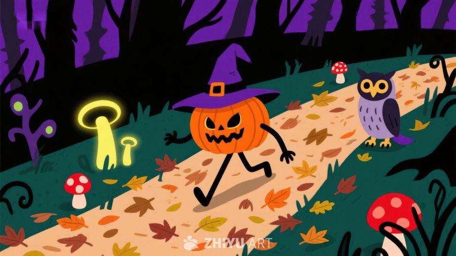 南瓜巫师森林小径