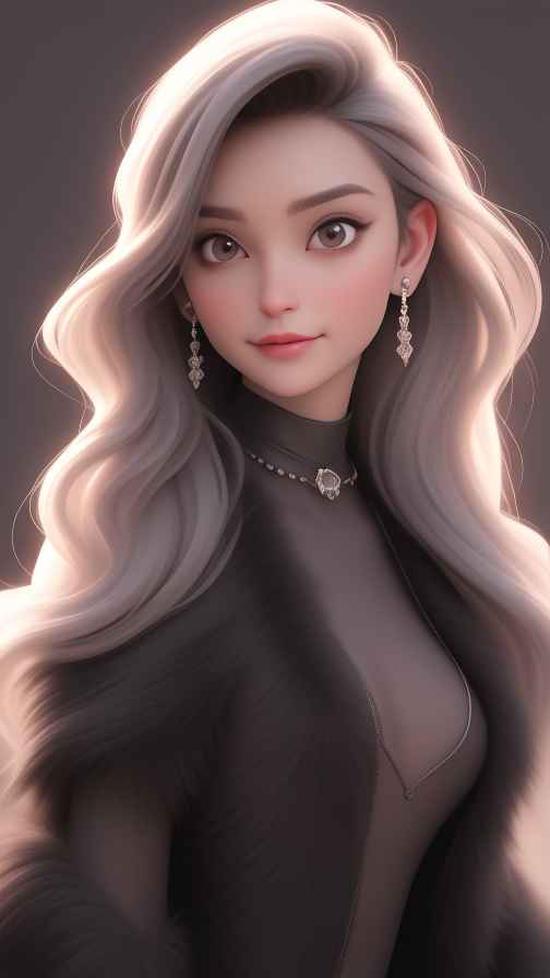 立体感女孩头像