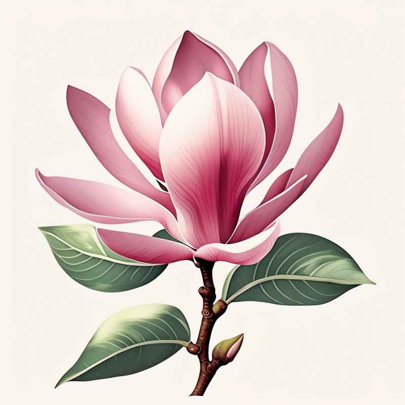 超美的玉兰花元素 1