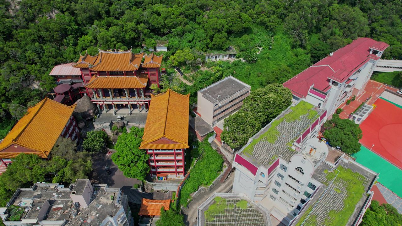 航拍厦门碧山岩寺景观 4