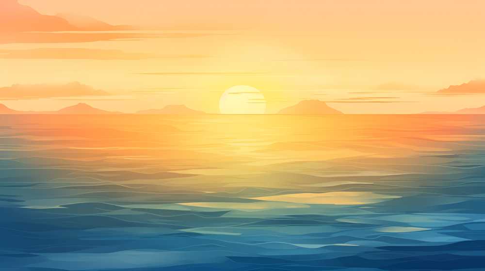 落阳晚霞美景