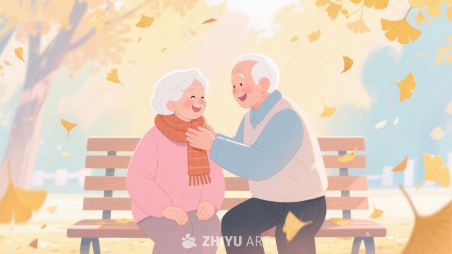 秋日公园里的温馨时光 289