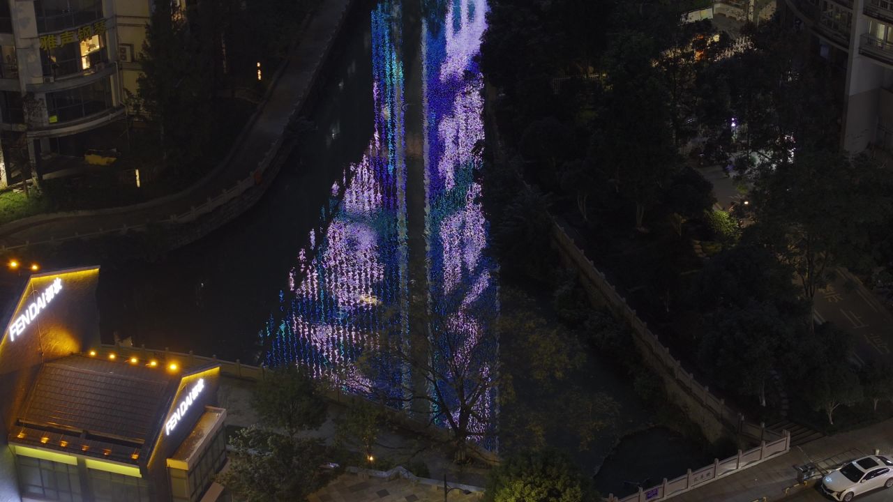 温州城市晚霞和夜景 42