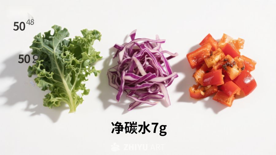 三种蔬菜净碳水7克