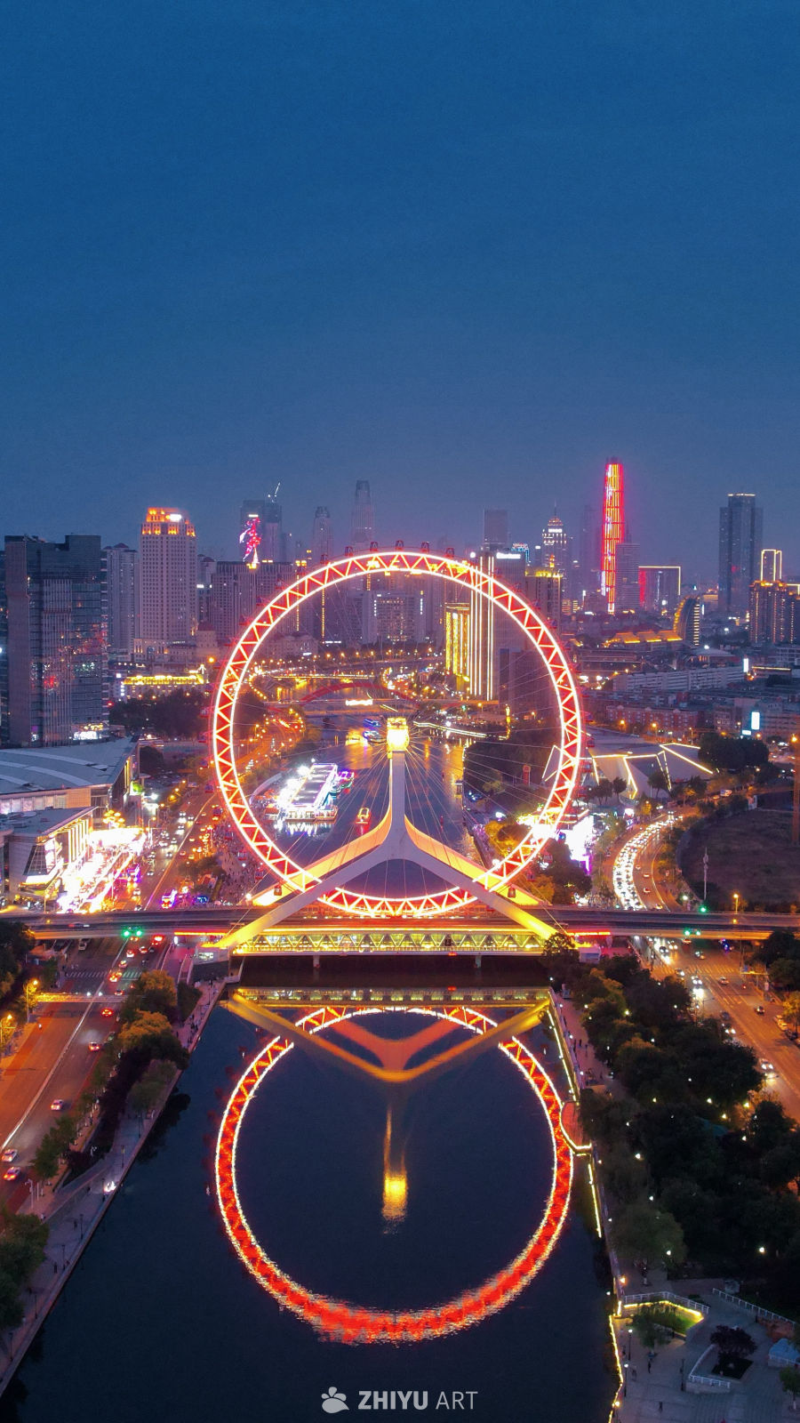 天津之眼夜景